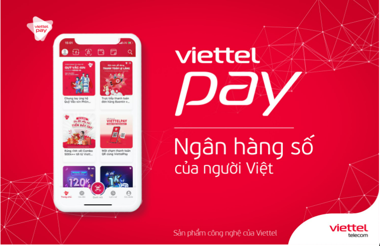 Nạp tiền vào ví ViettelPay thông qua Internet Banking