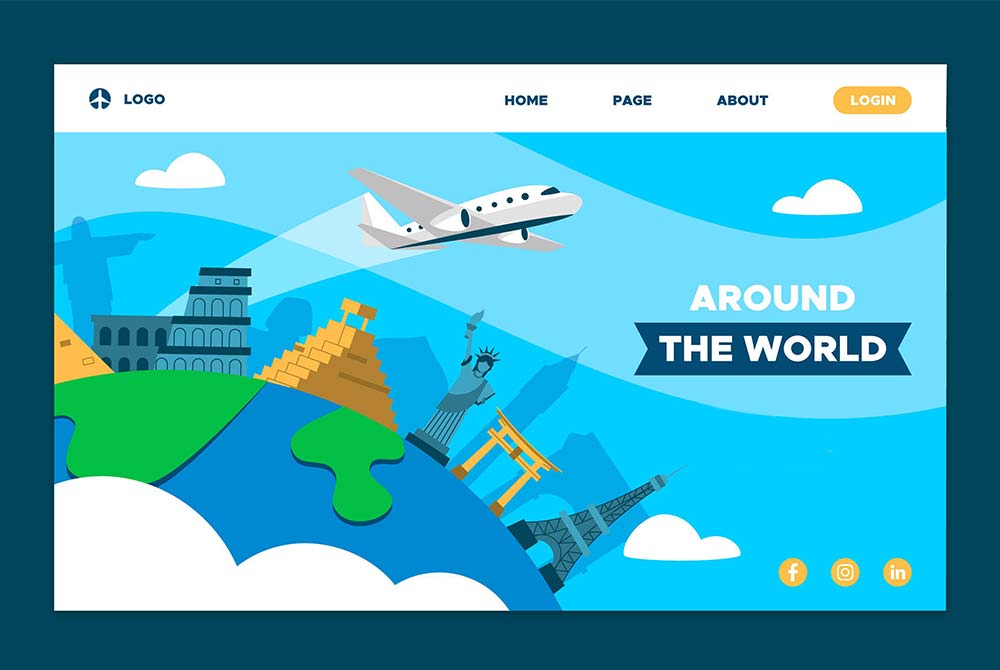 thiết kế trang web cho du lịch
